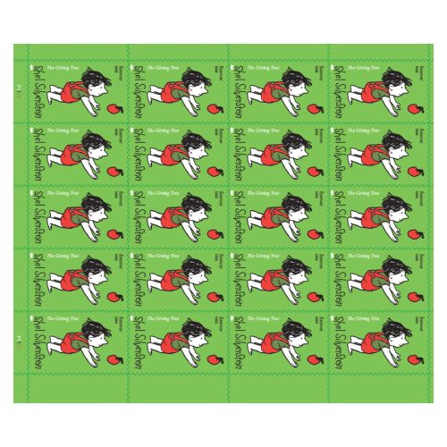 2022 Shel Silverstein “The Giving Tree” Forever Stamps — Sheet of 20, Scott 5683 MNH